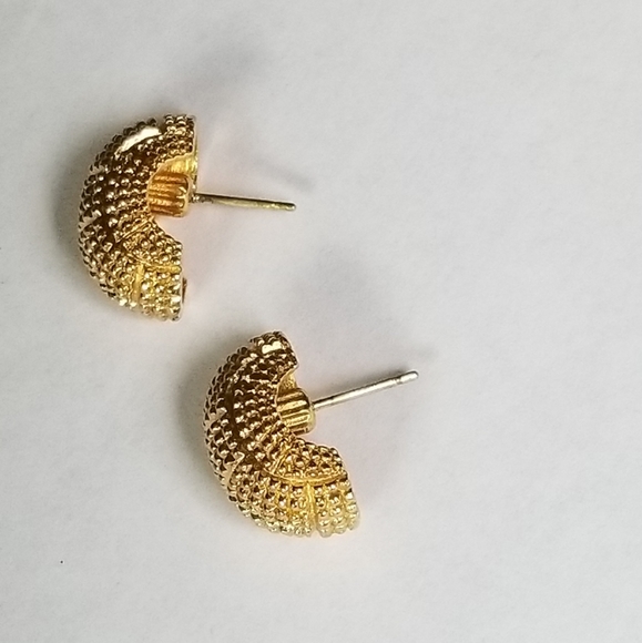 Vintage Dior Earrings 18k Gold plated - Picture 5 of 8